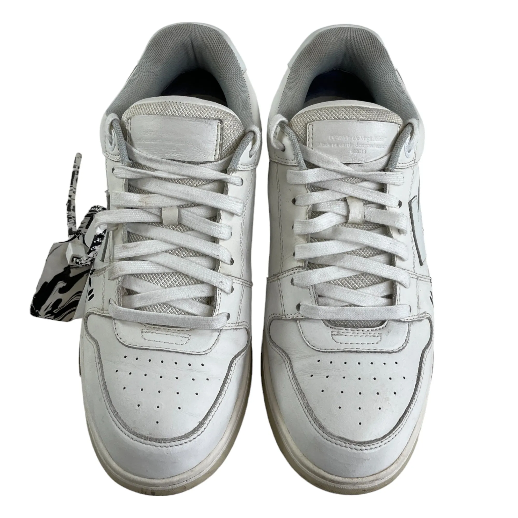 Men's white low trainers EU size 43 / UK 9