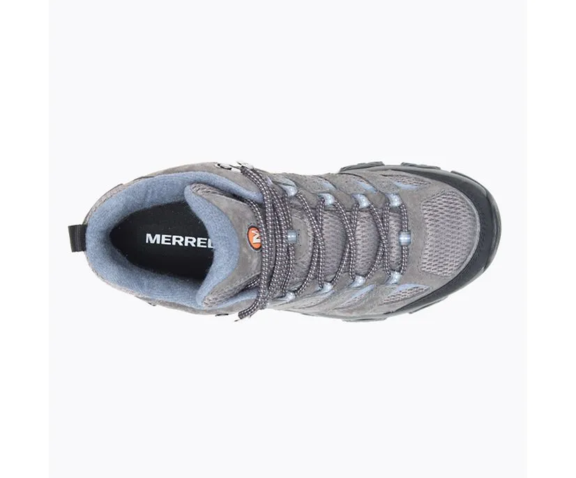 Merrell Womens Moab 3 Mid Waterproof Hiking Boots- Granite