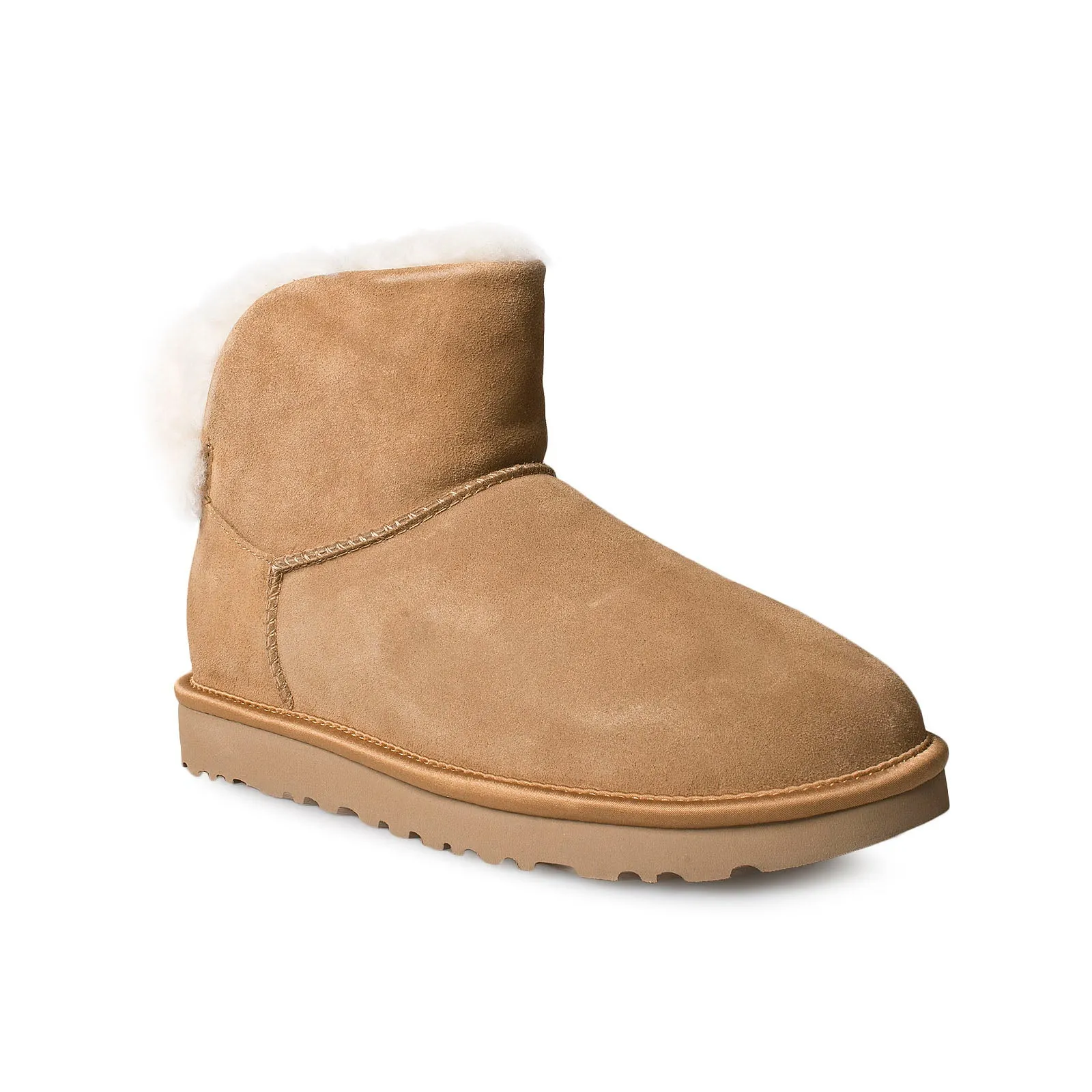 mini chestnut UGG boots bling classic women's