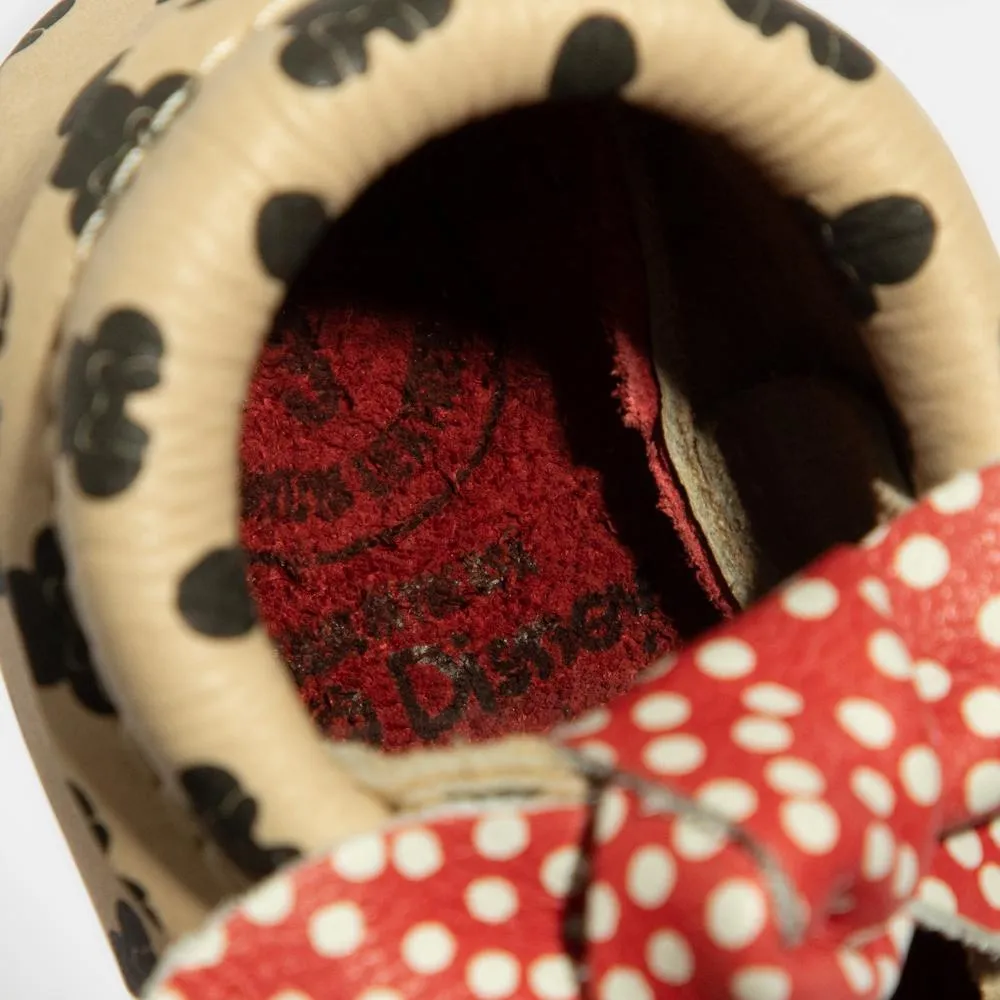 Minnie Dots Baby Shoe - Knotted Bow Design