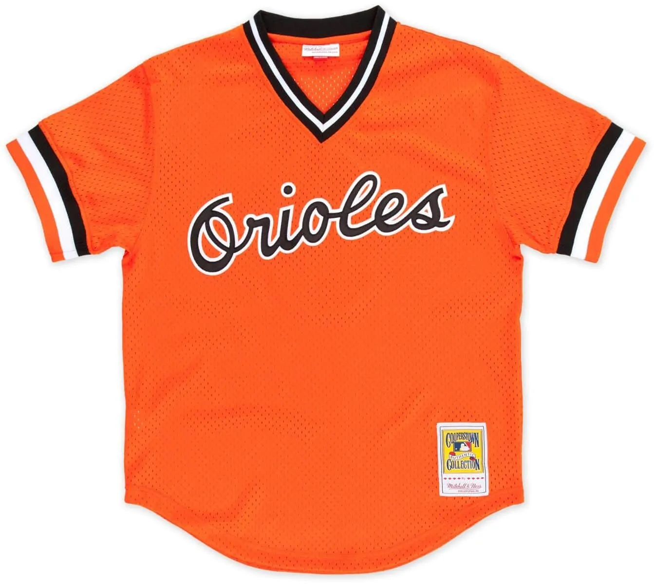 MLB Baltimore Orioles 1988 Cal Ripken Jr Pullover Authentic BP Jersey.