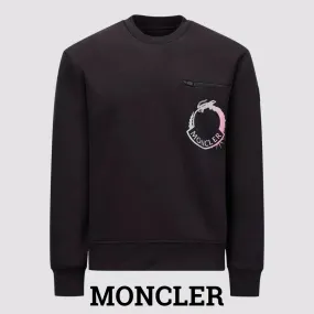 MONCLER | Logo Patterned Sweatshirt