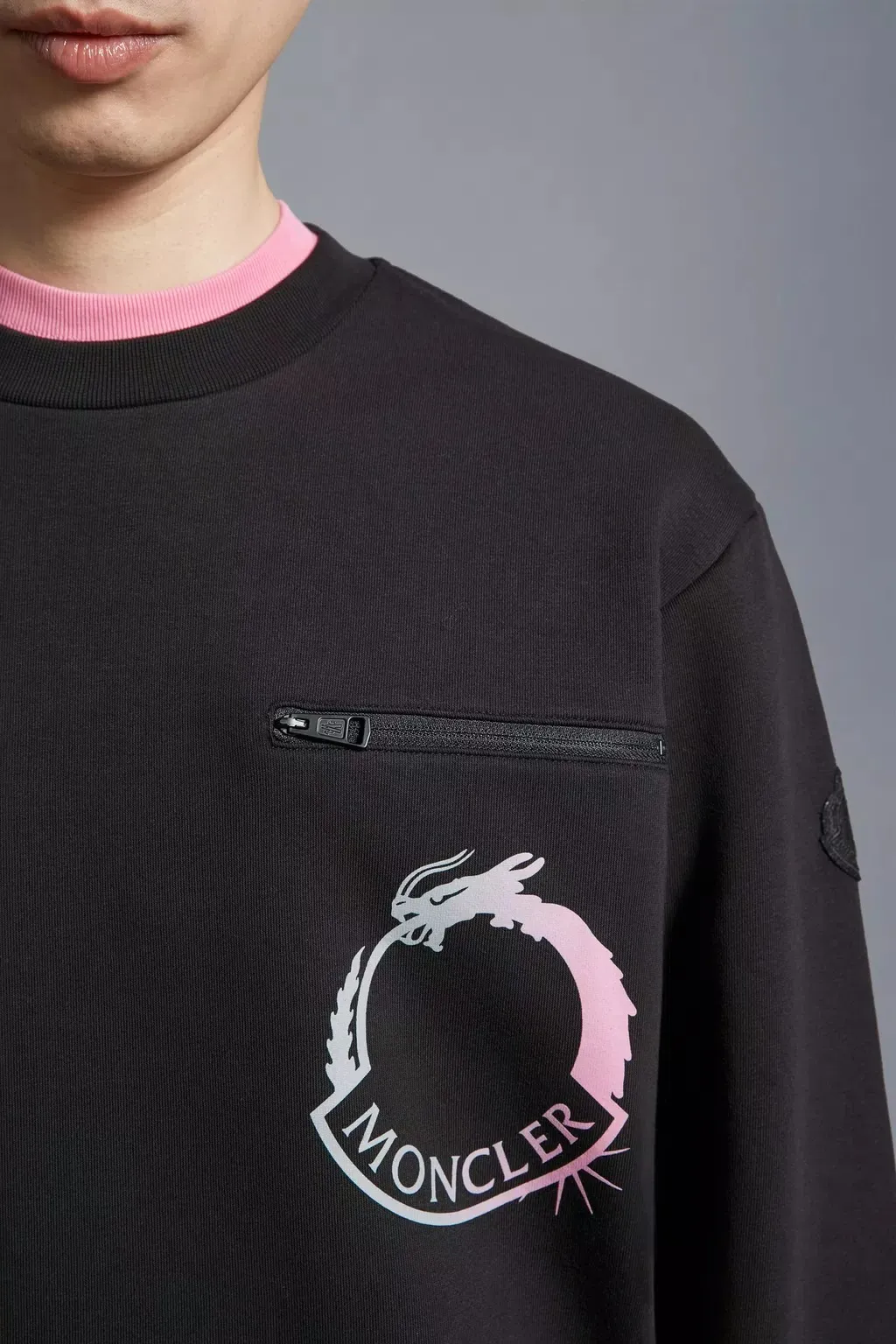 MONCLER | Logo Patterned Sweatshirt