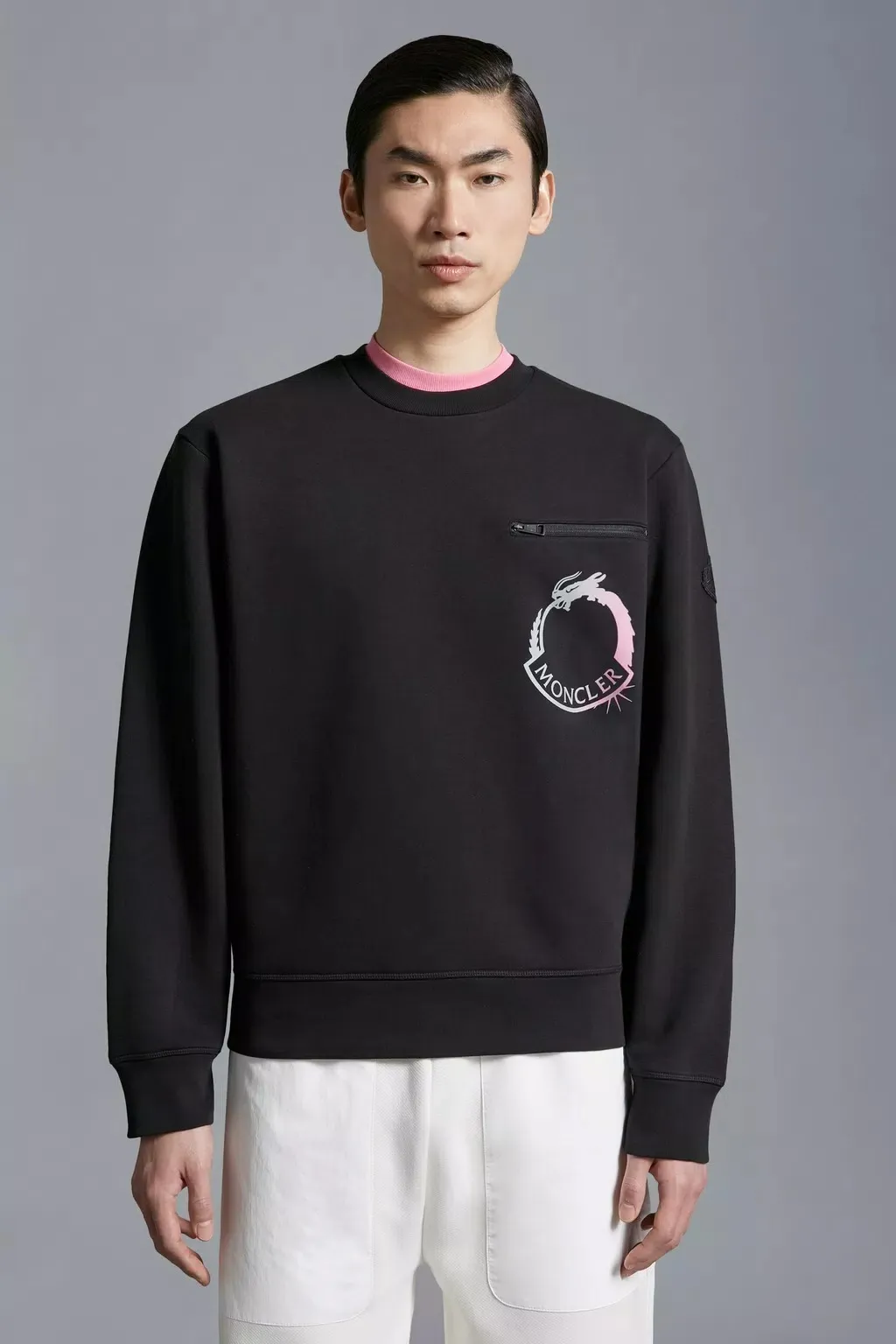 MONCLER | Logo Patterned Sweatshirt