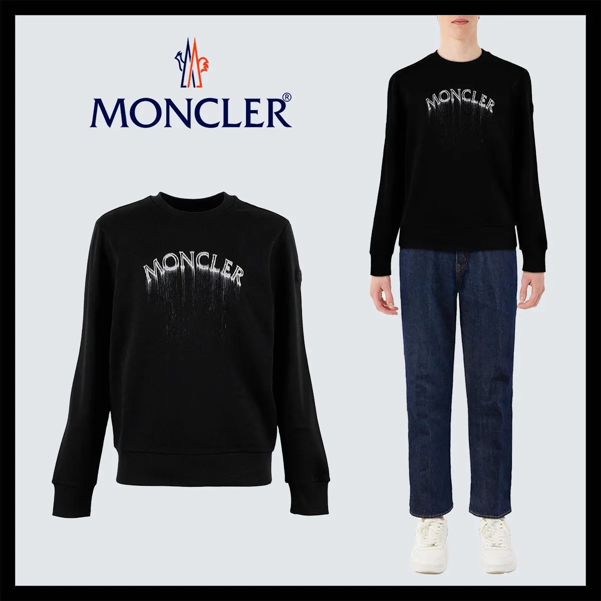 Moncler Logo Sweatshirt for Sale Online