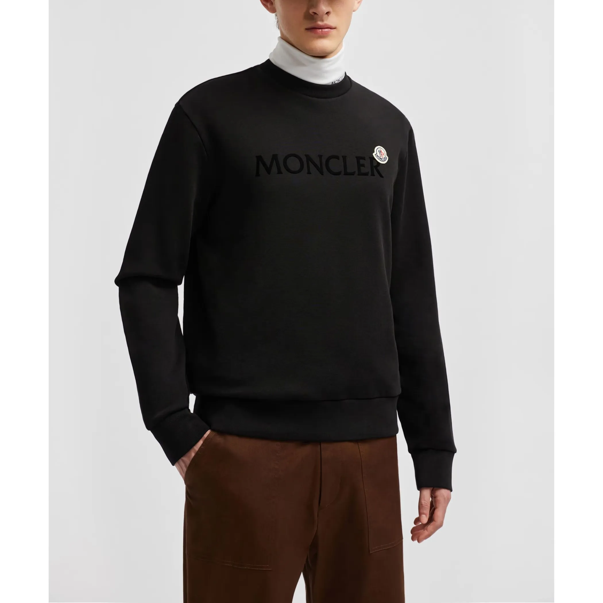 Moncler Sweatshirt - Logo Patch Sweatshirt | Best Prices