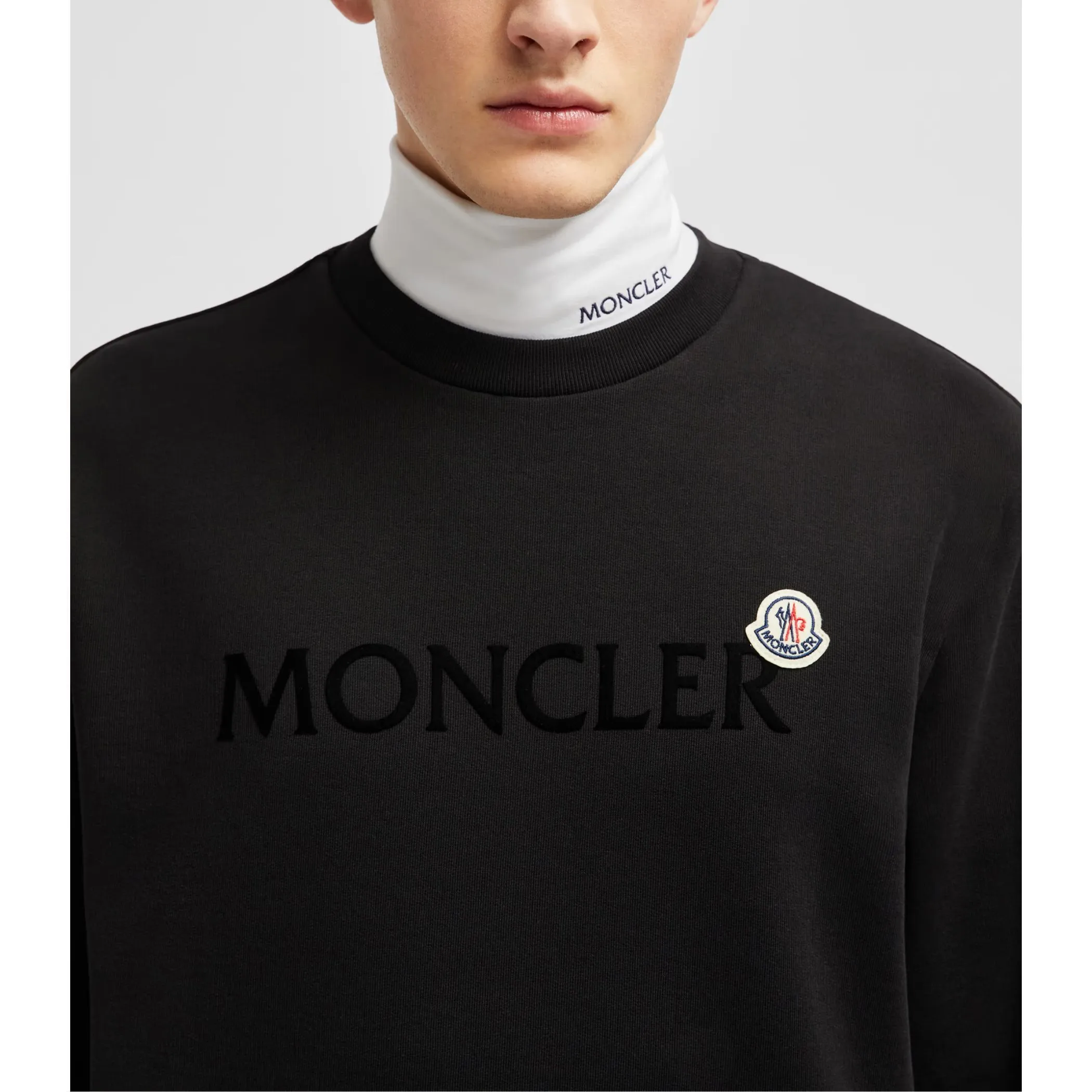 Moncler Sweatshirt - Logo Patch Sweatshirt | Best Prices