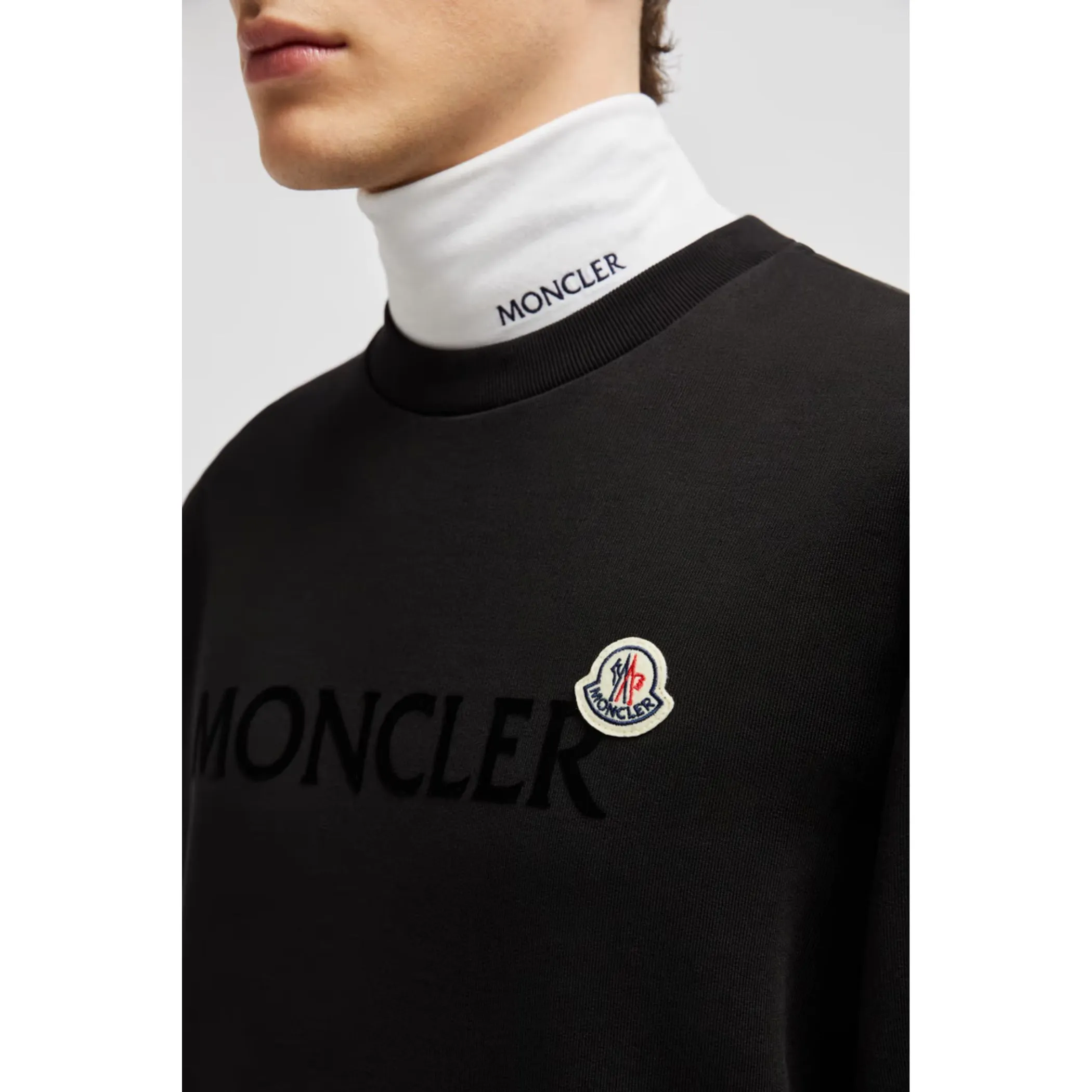 Moncler Sweatshirt - Logo Patch Sweatshirt | Best Prices