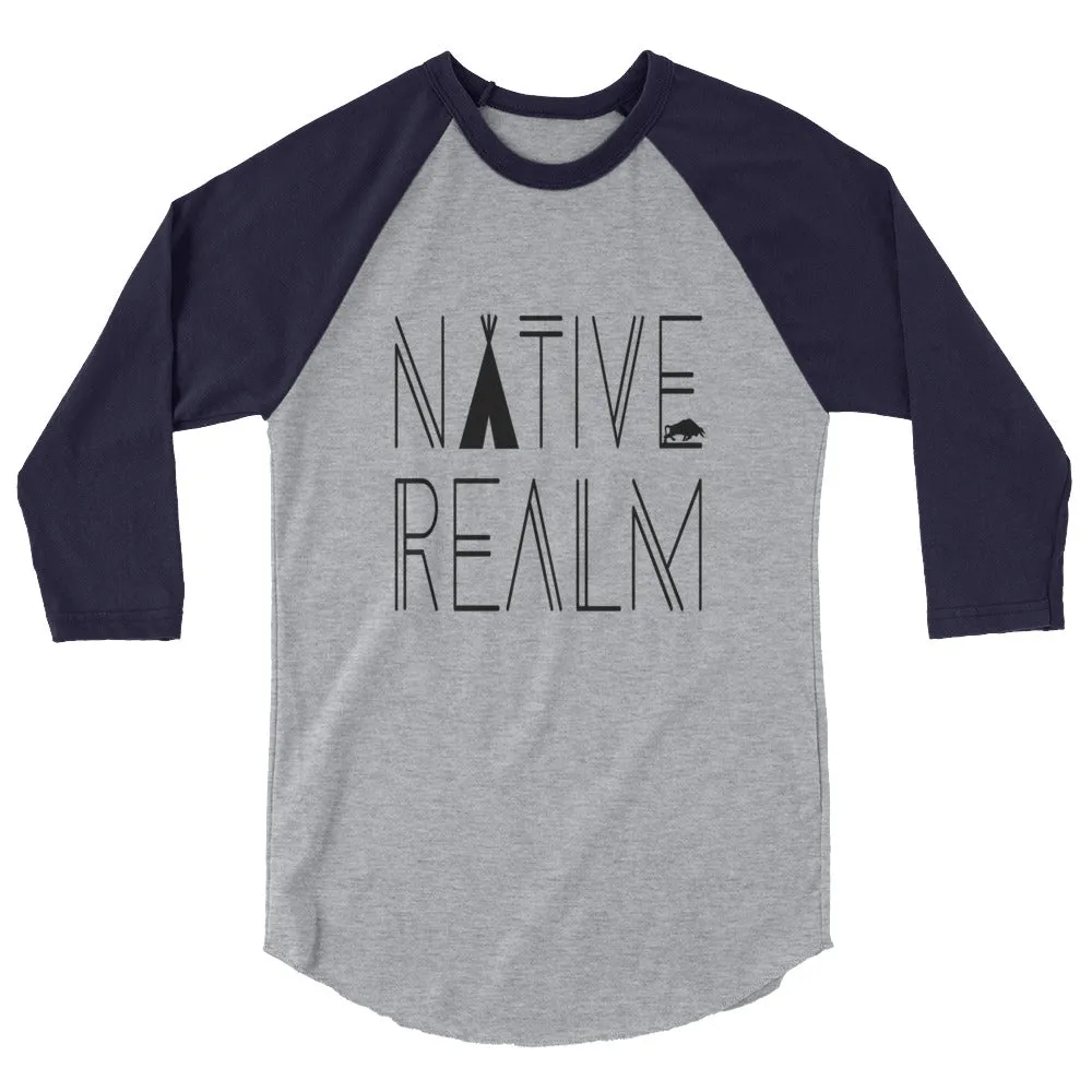 Native Realm 3/4 Sleeve Raglan Shirt NR3