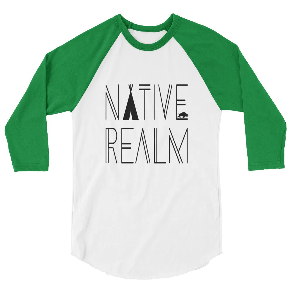 Native Realm 3/4 Sleeve Raglan Shirt NR3