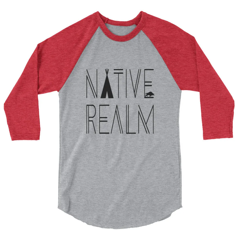 Native Realm 3/4 Sleeve Raglan Shirt NR3