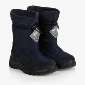 Navy Blue Waterproof Boots