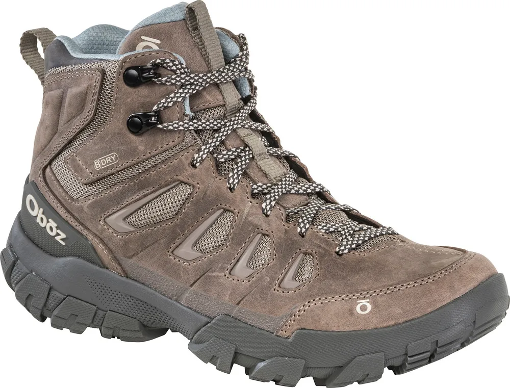 Oboz Womens Sawtooth X Mid Waterpoof Hiking Boots-Rockfall