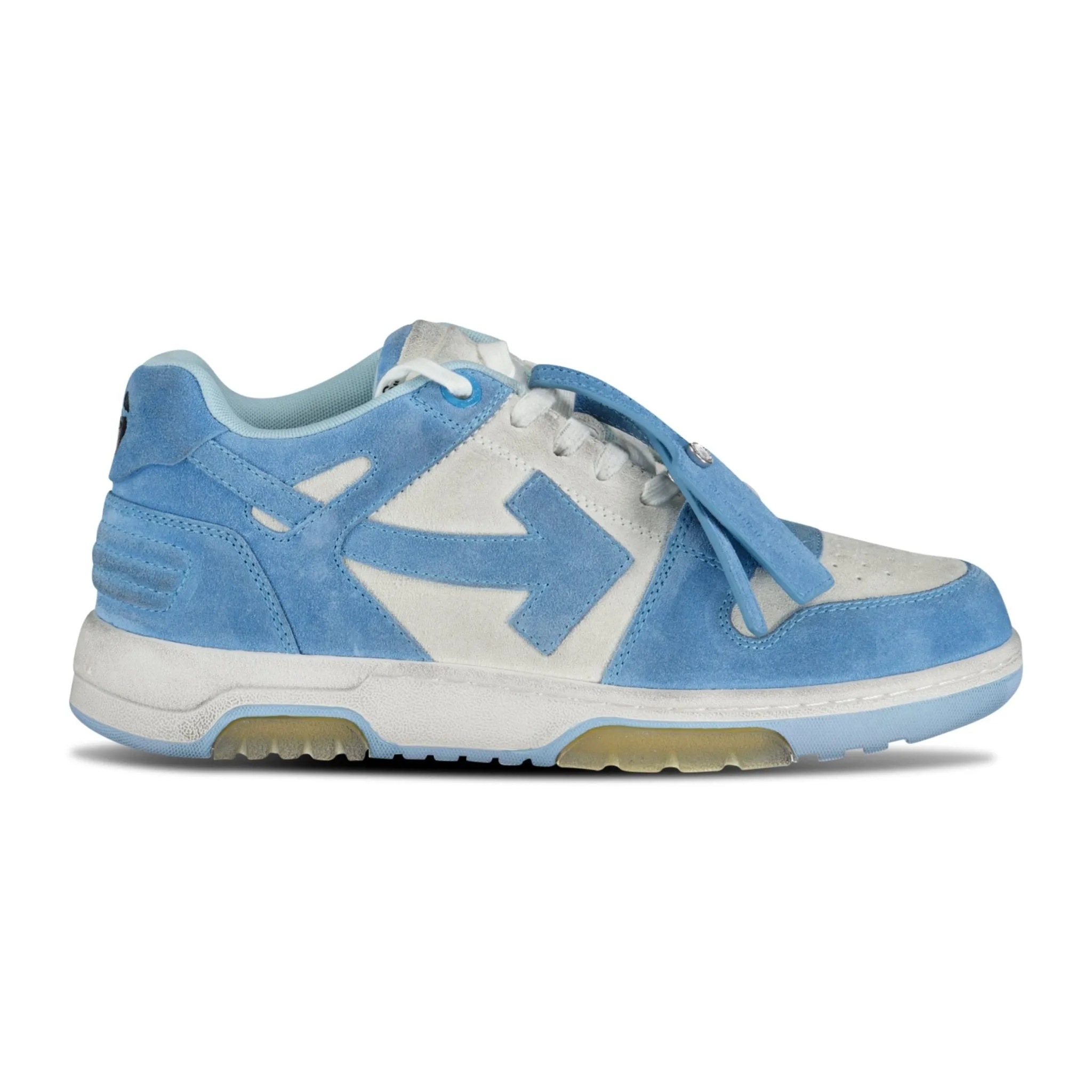 Off-White Low Vintage Distressed Blue Trainers Out of Office