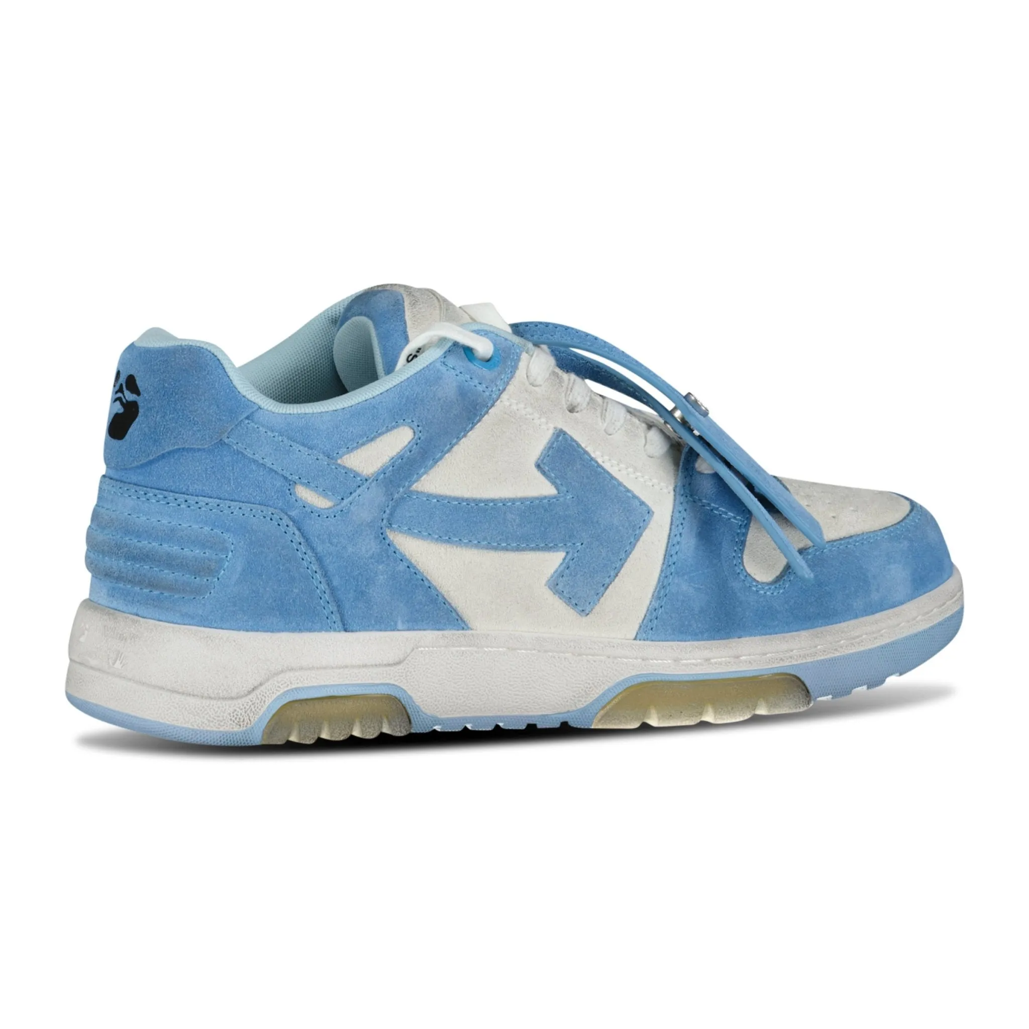 Off-White Low Vintage Distressed Blue Trainers Out of Office