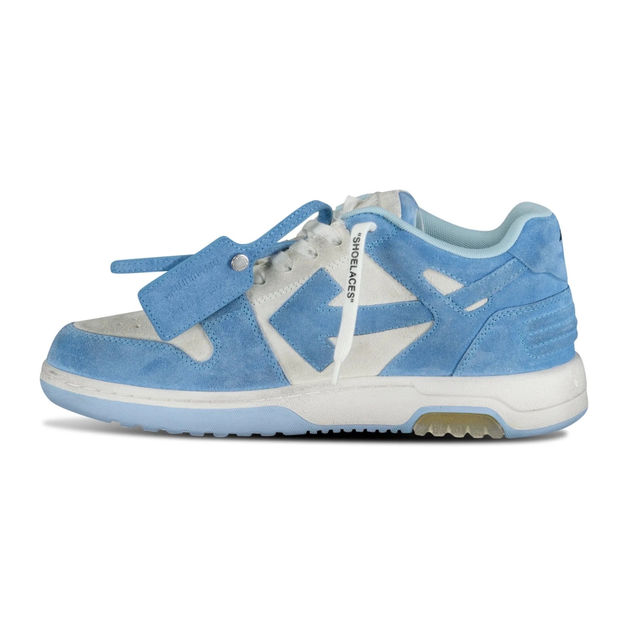 Off-White Low Vintage Distressed Blue Trainers Out of Office