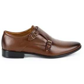 Olivier Leather formal shoes Monki 287LU brown