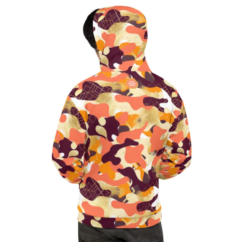 Orange Camouflage Hoodie