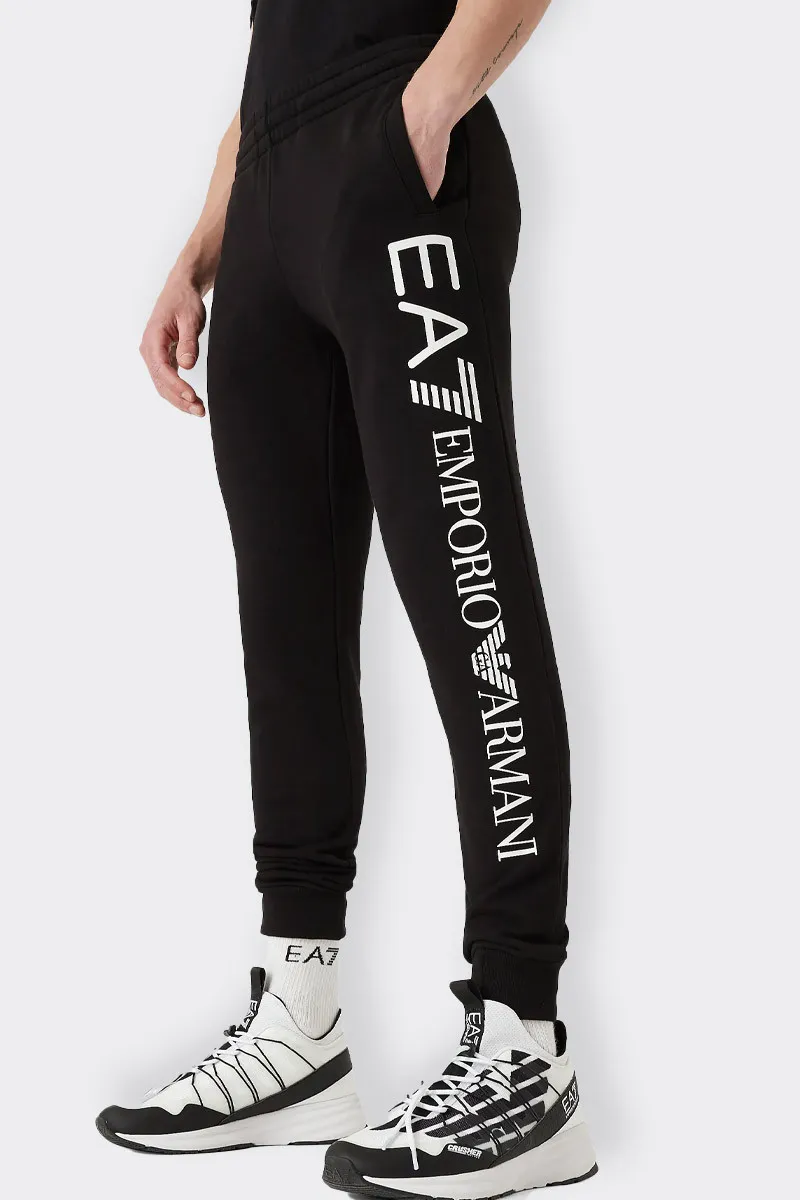 PANTALONI NERI JOGGER LOGO SERIES