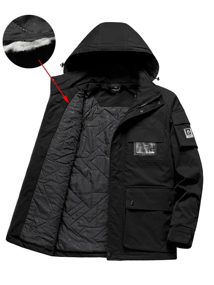 Parka chaude & imperméable multi-poches pour homme Urban Fashion - Innovate