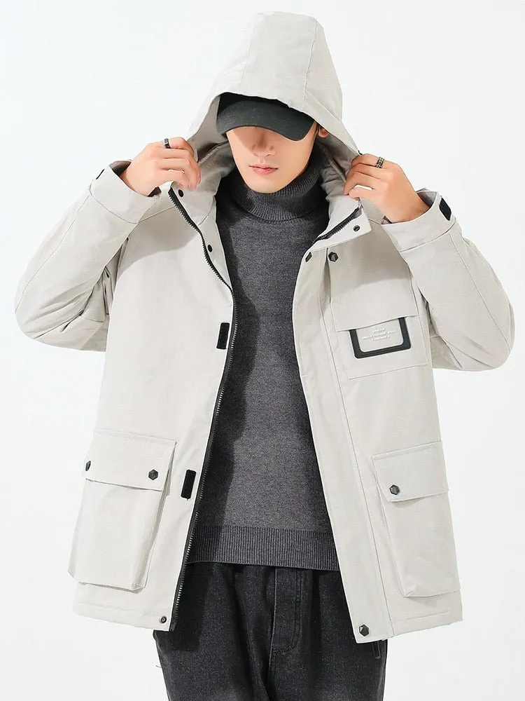 Parka chaude & imperméable multi-poches pour homme Urban Fashion - Innovate