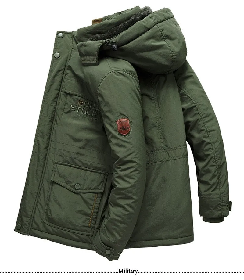 Parka en polaire avec capuche détachable doublure en coton Jp Vogue - Rought Stock