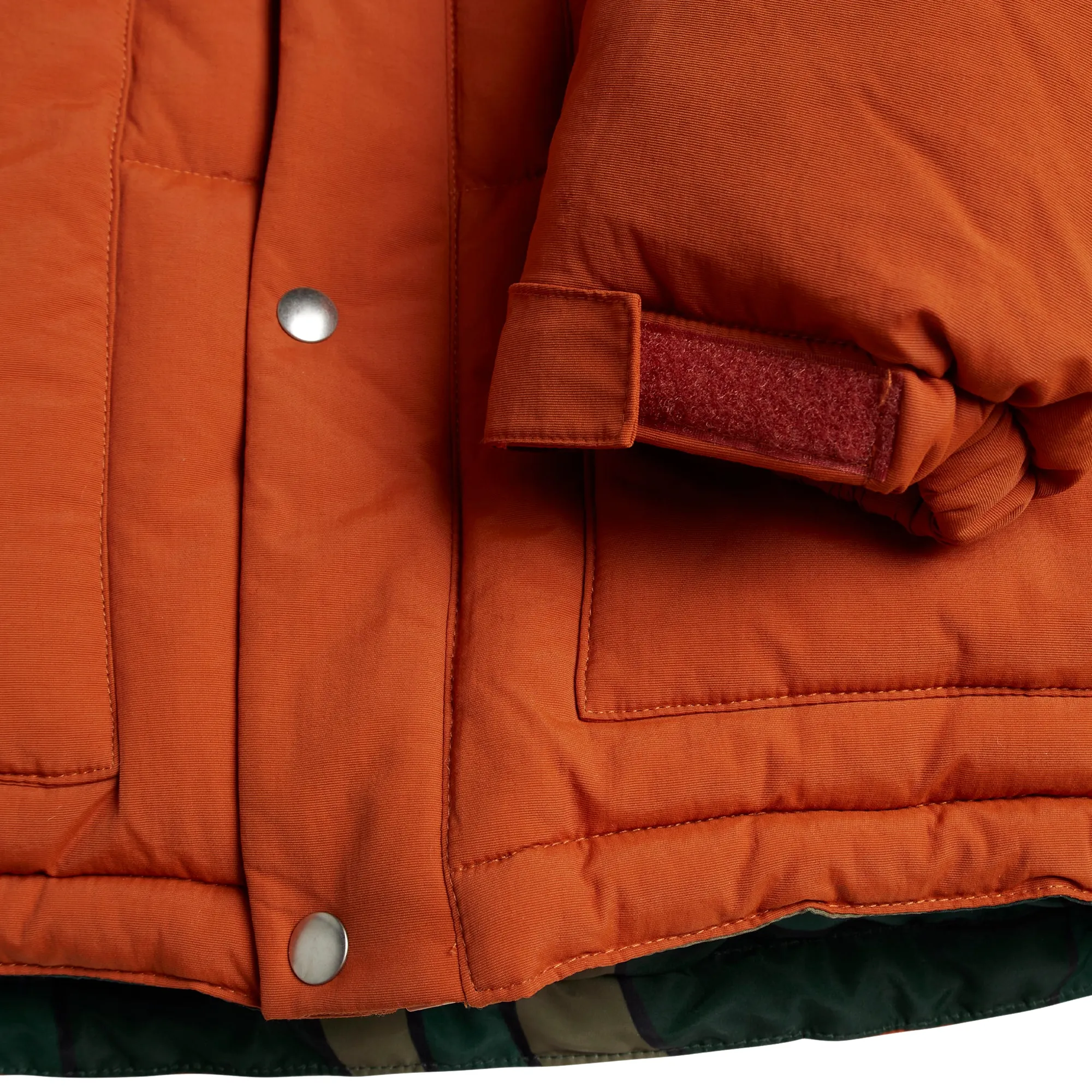 Parra Trees In The Wind Puffer Jacket Sienna Orange - 50242