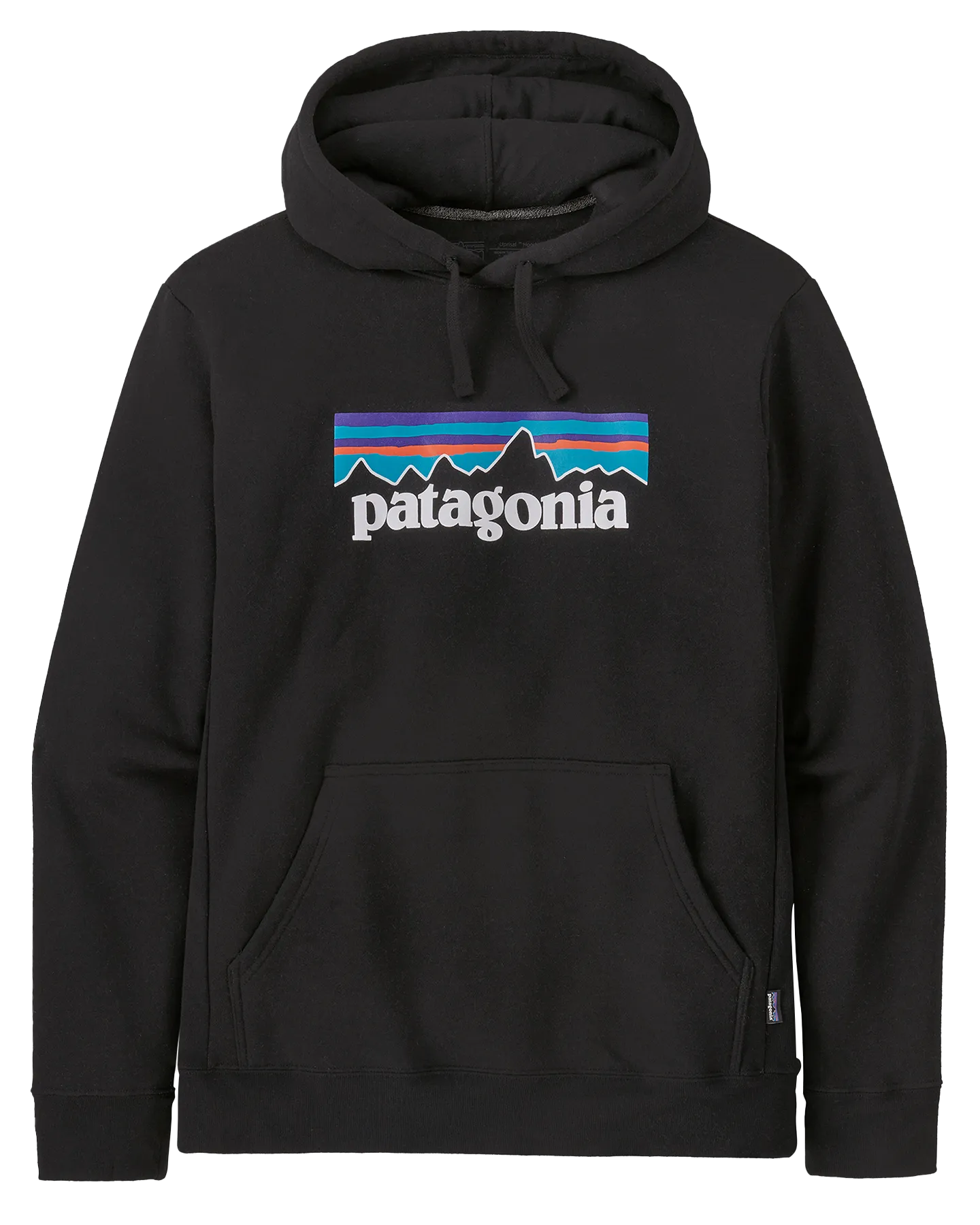 Patagonia Black P-6 Logo Uprisal Hoodie