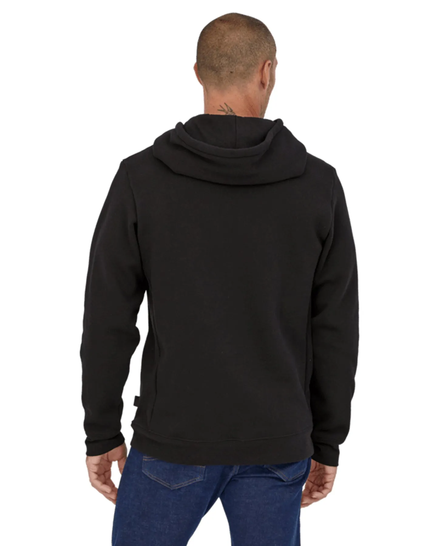 Patagonia Black P-6 Logo Uprisal Hoodie