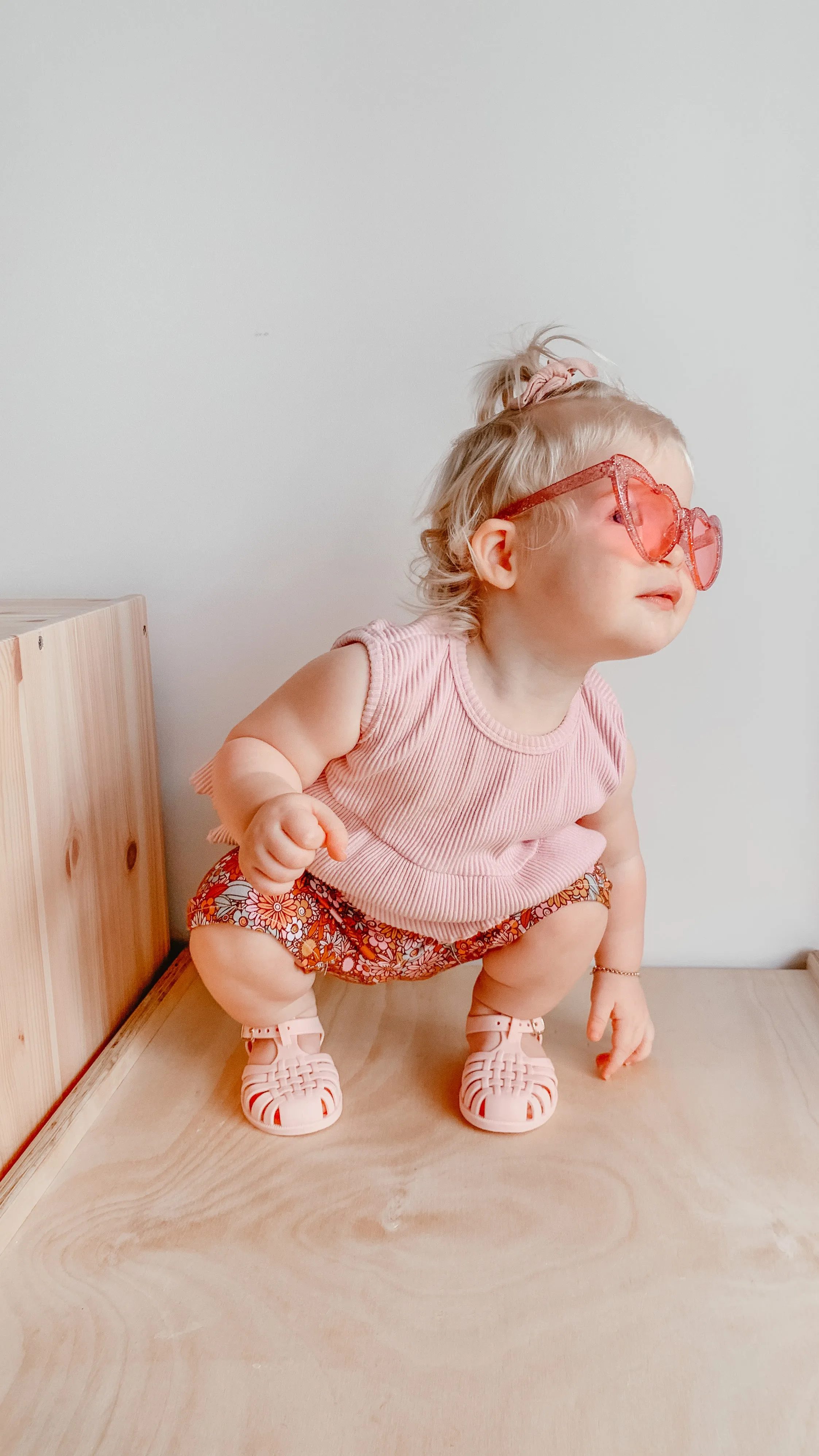 Pink Heart Sunglasses