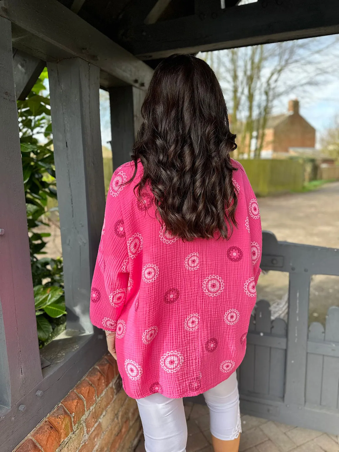 Pink Pattern Pippa Top