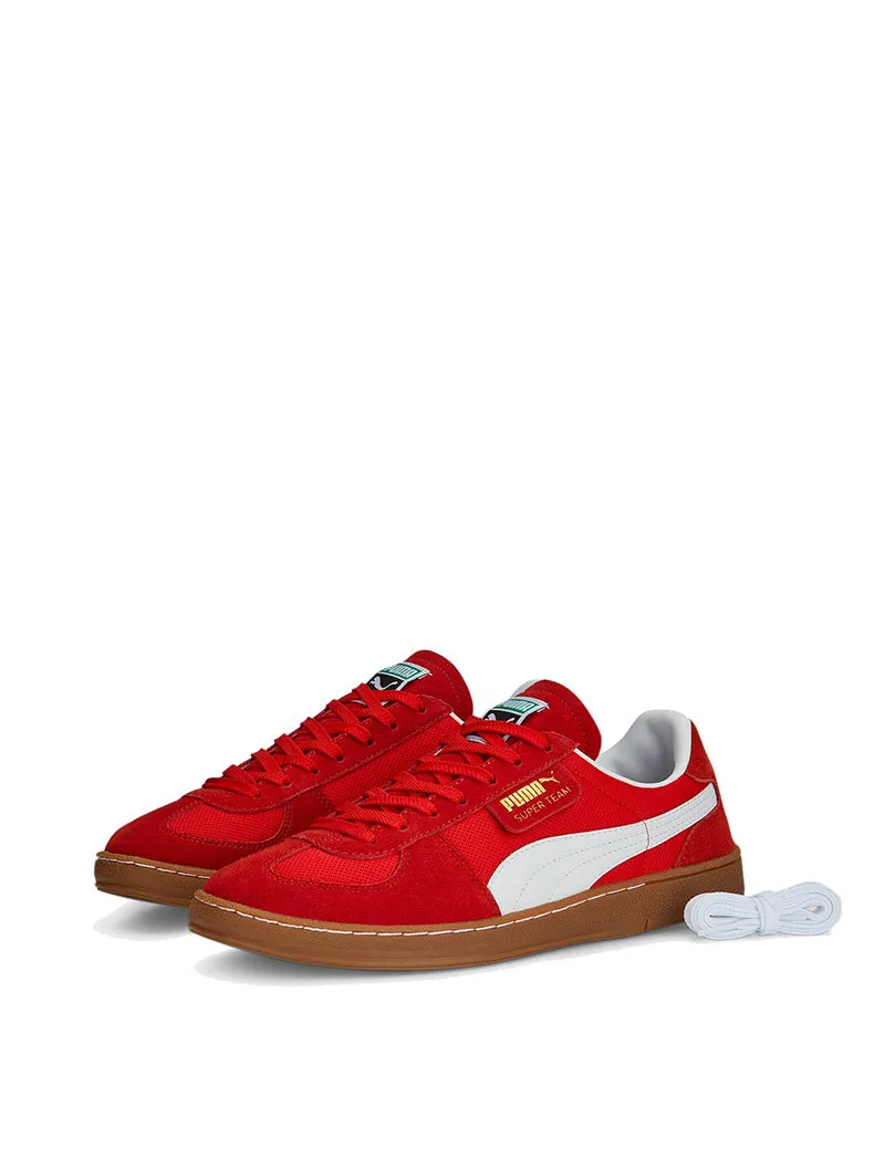 Puma Super Team Original Red/White Trainers