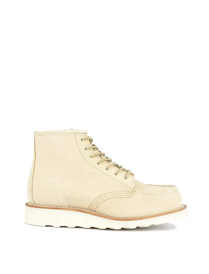 Red Wing Women's 6-Inch Cream Abeline Moc Toe Boot