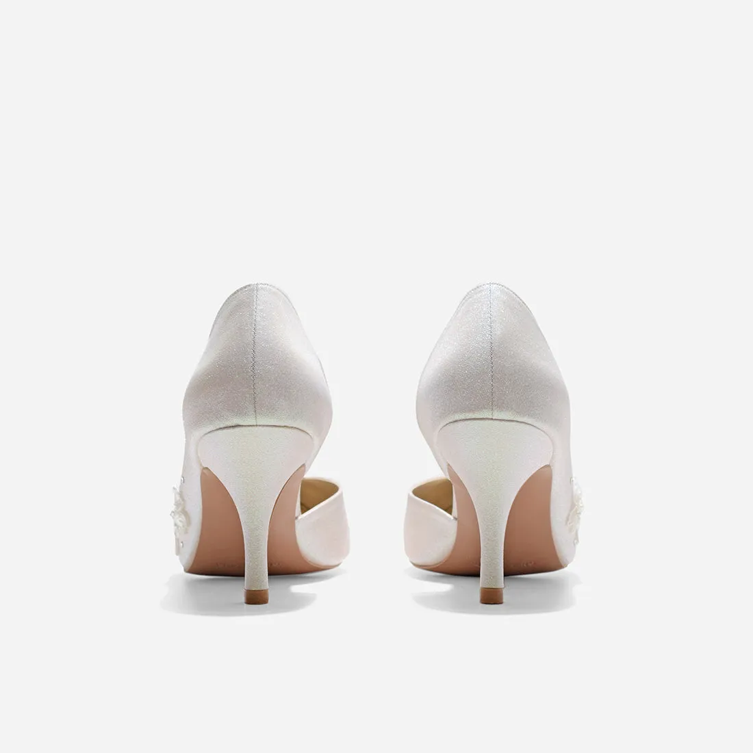 Results: White Glitter High Heels - Lady Cynthia