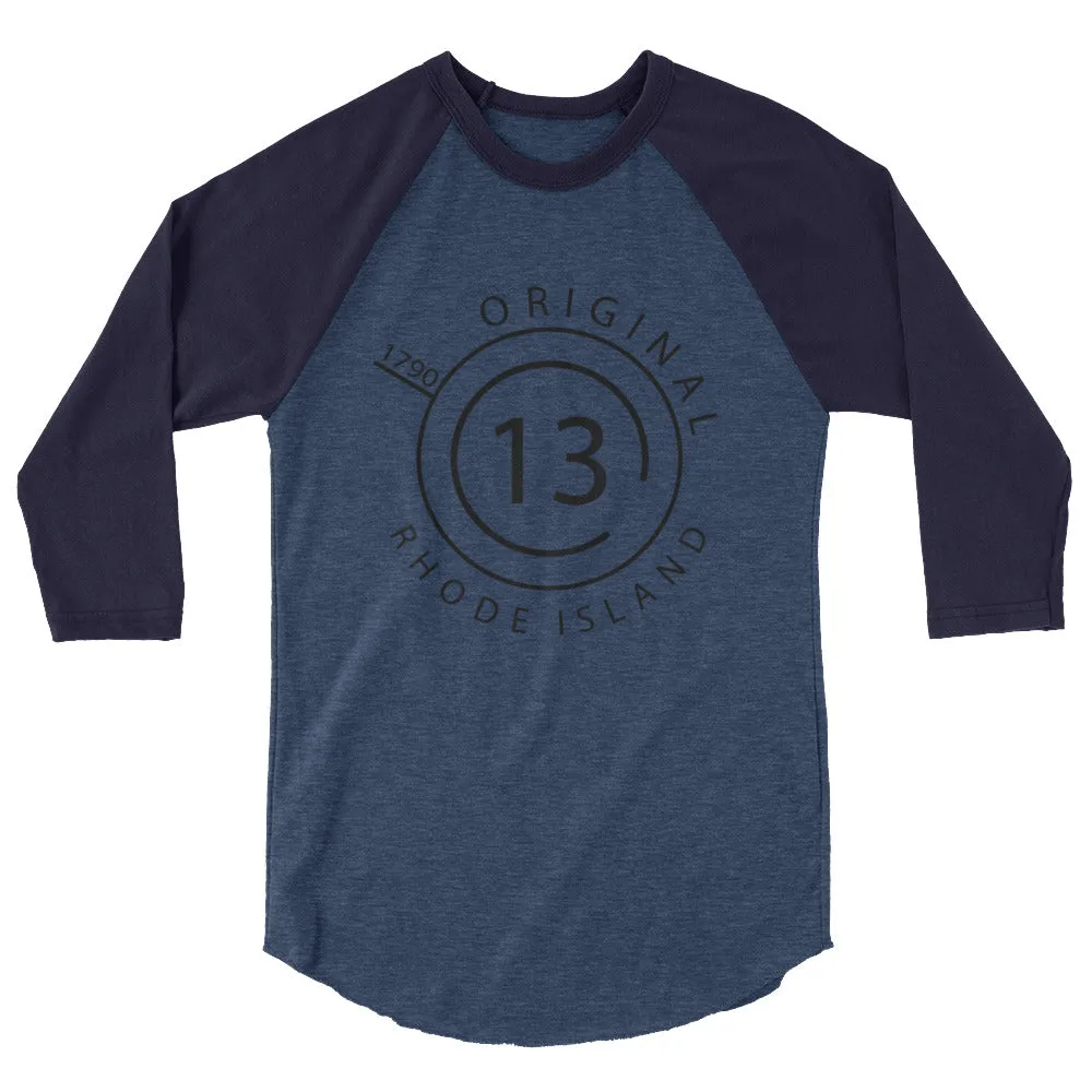 Rhode Island 3/4 sleeve raglan shirt - Original 13