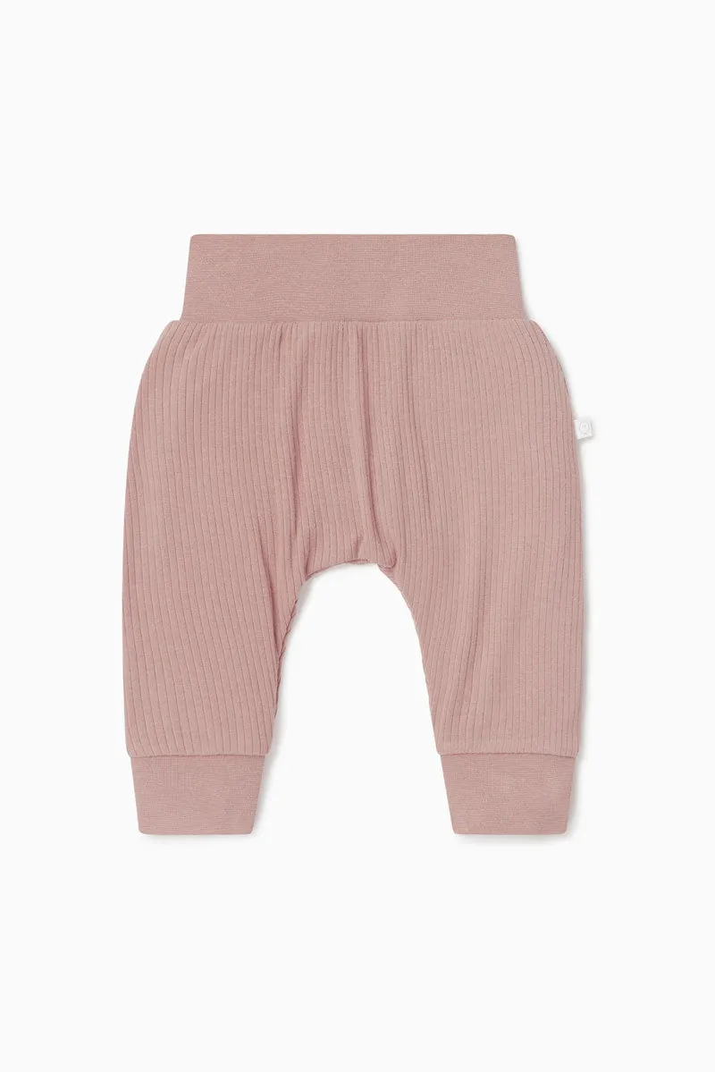 Ribbed Comfy Jogger - Rose