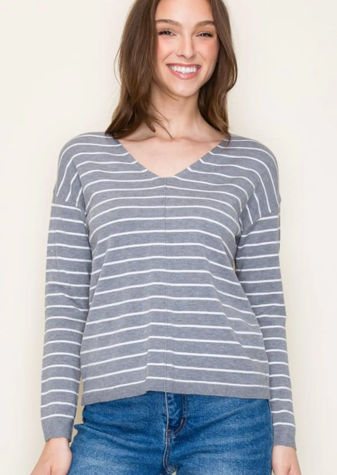 Rosalie Striped Pullovers - Choose from 2 Color Options!