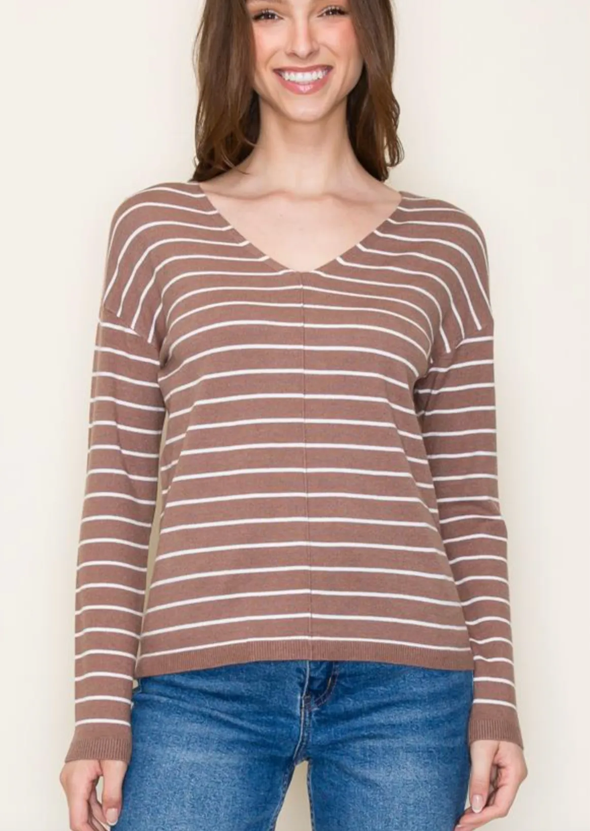 Rosalie Striped Pullovers - Choose from 2 Color Options!