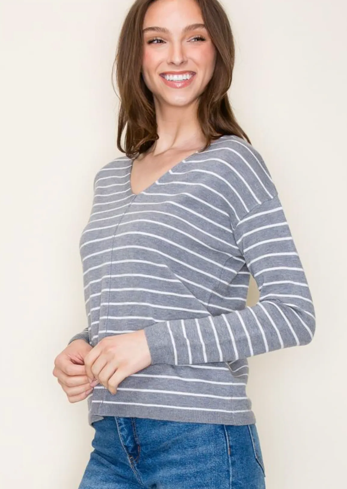 Rosalie Striped Pullovers - Choose from 2 Color Options!