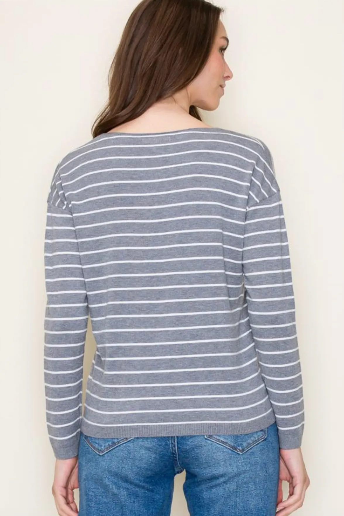 Rosalie Striped Pullovers - Choose from 2 Color Options!