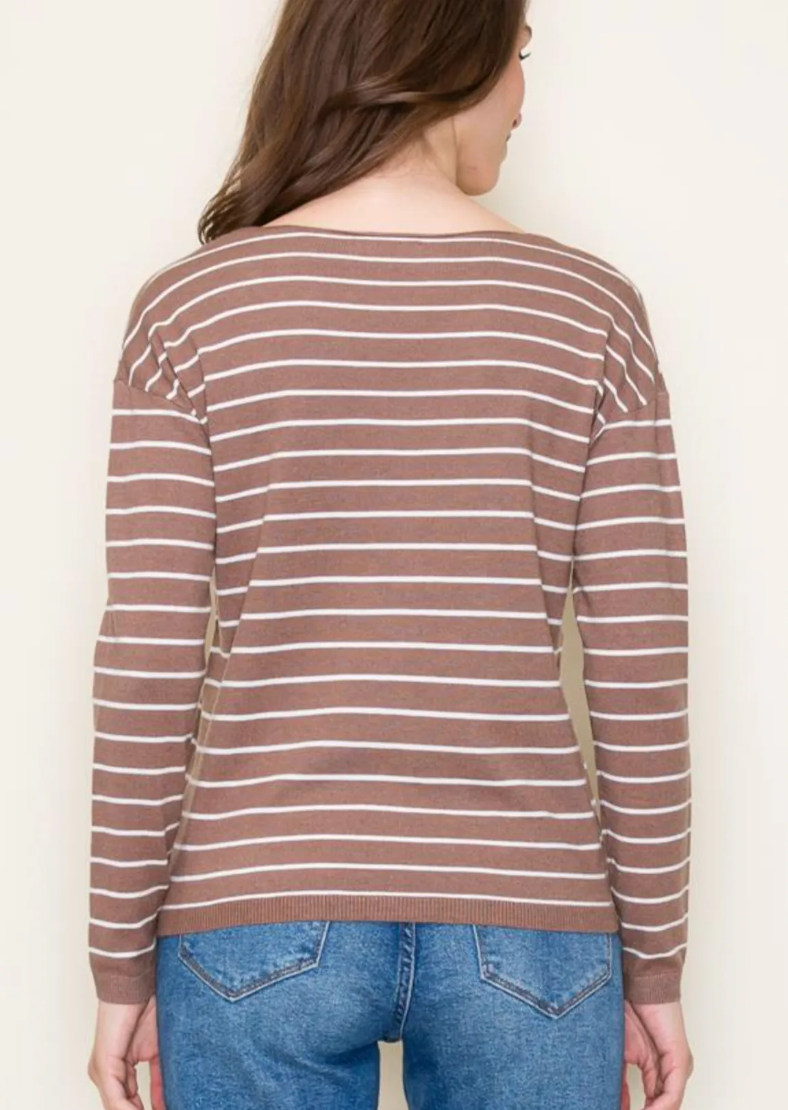 Rosalie Striped Pullovers - Choose from 2 Color Options!