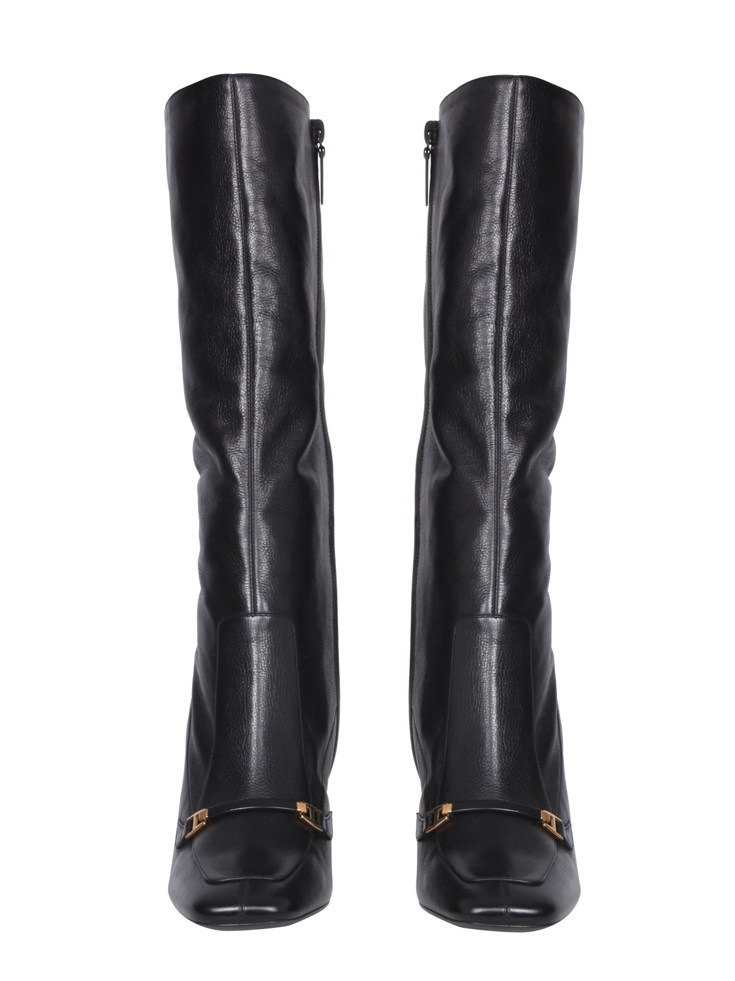 Saint Laurent Camden Boots - Shiny Hammered Leather - Buy Online Now!