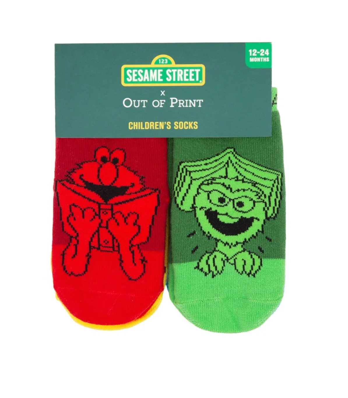 Sesame Street Baby Toddler Socks 4-Pack