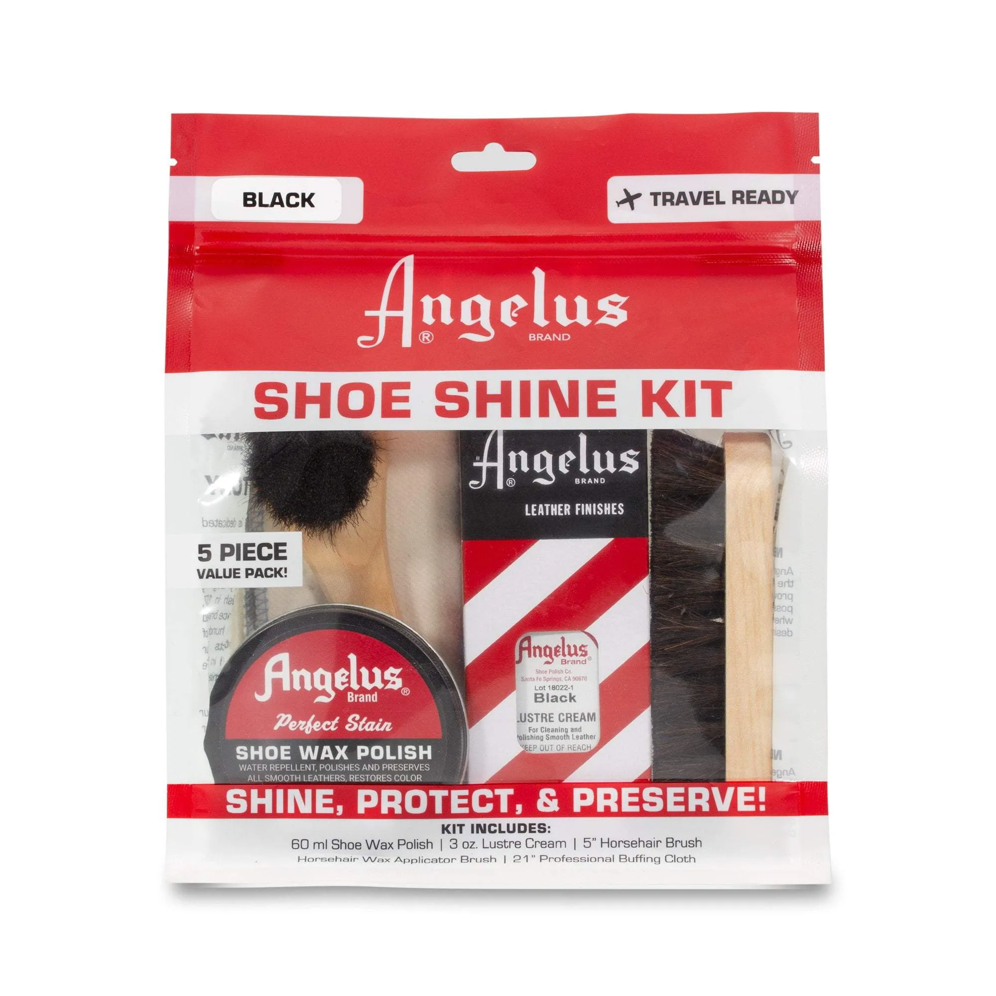 Shoe Shine Travel Kit: Angelus