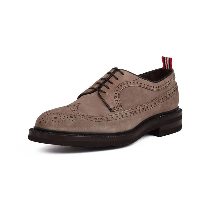 Shoe Suede Derby Men Clay