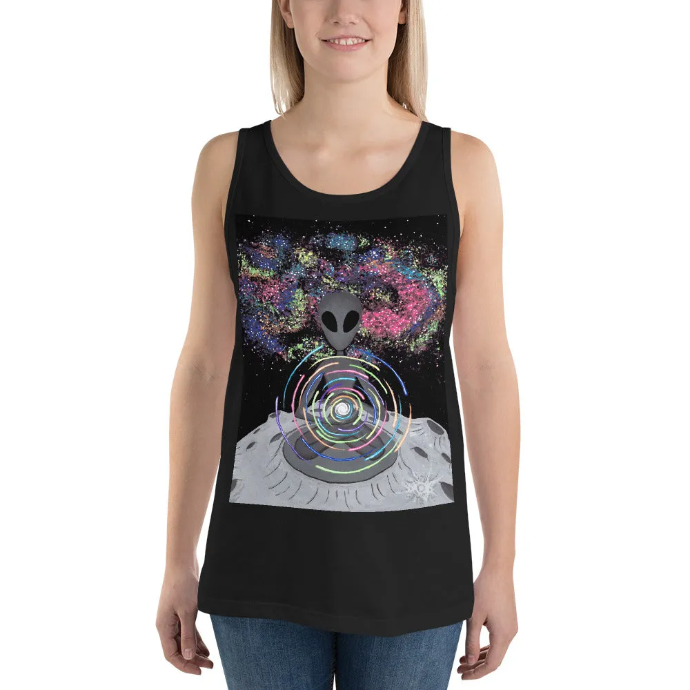 Shop Alien Brainwash Graphic Tanktop - Limited Edition