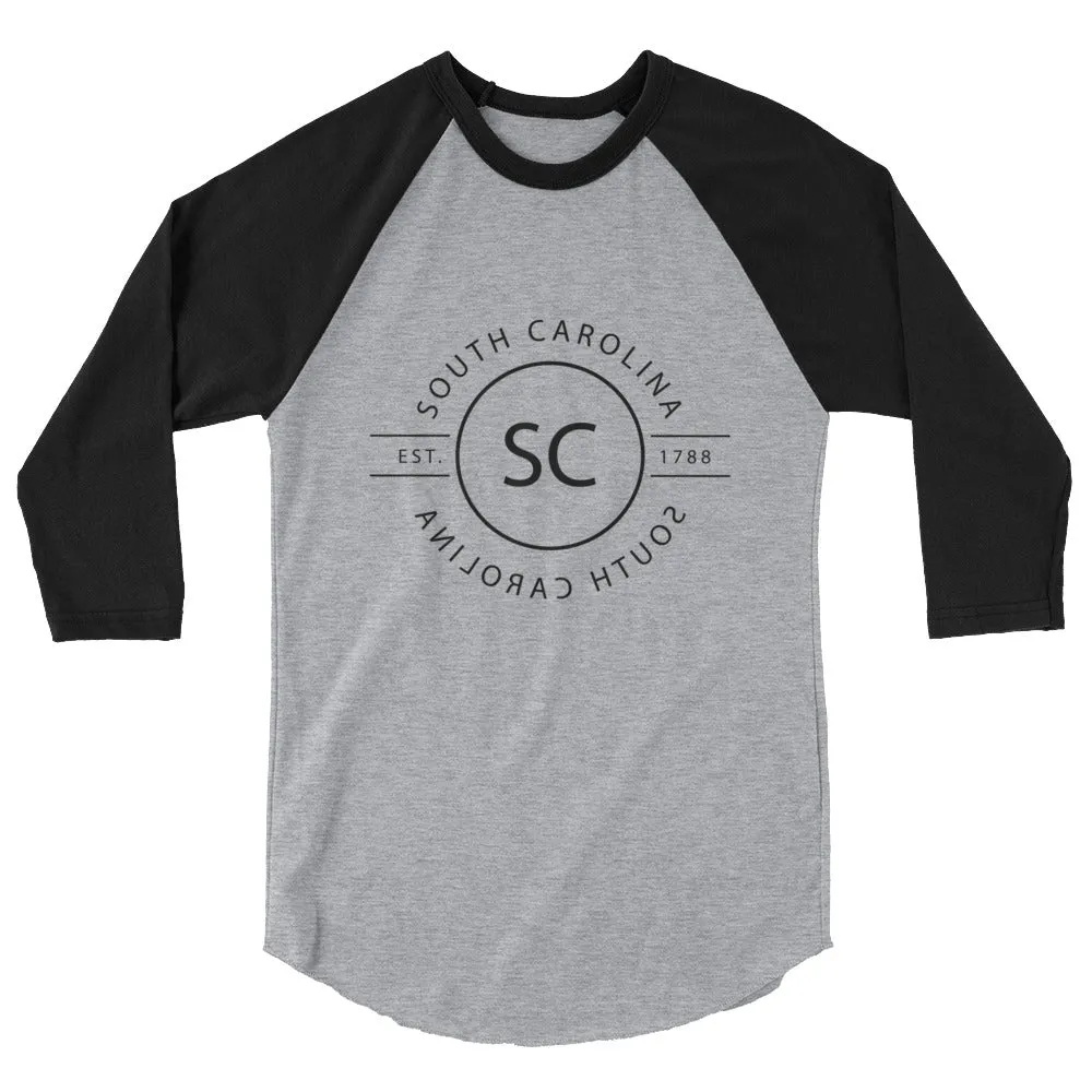 South Carolina Reflections Raglan Shirt 3/4 Sleeve