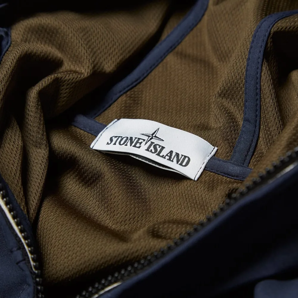 Stone Island Light Soft Shell-R Hooded JacketNavy