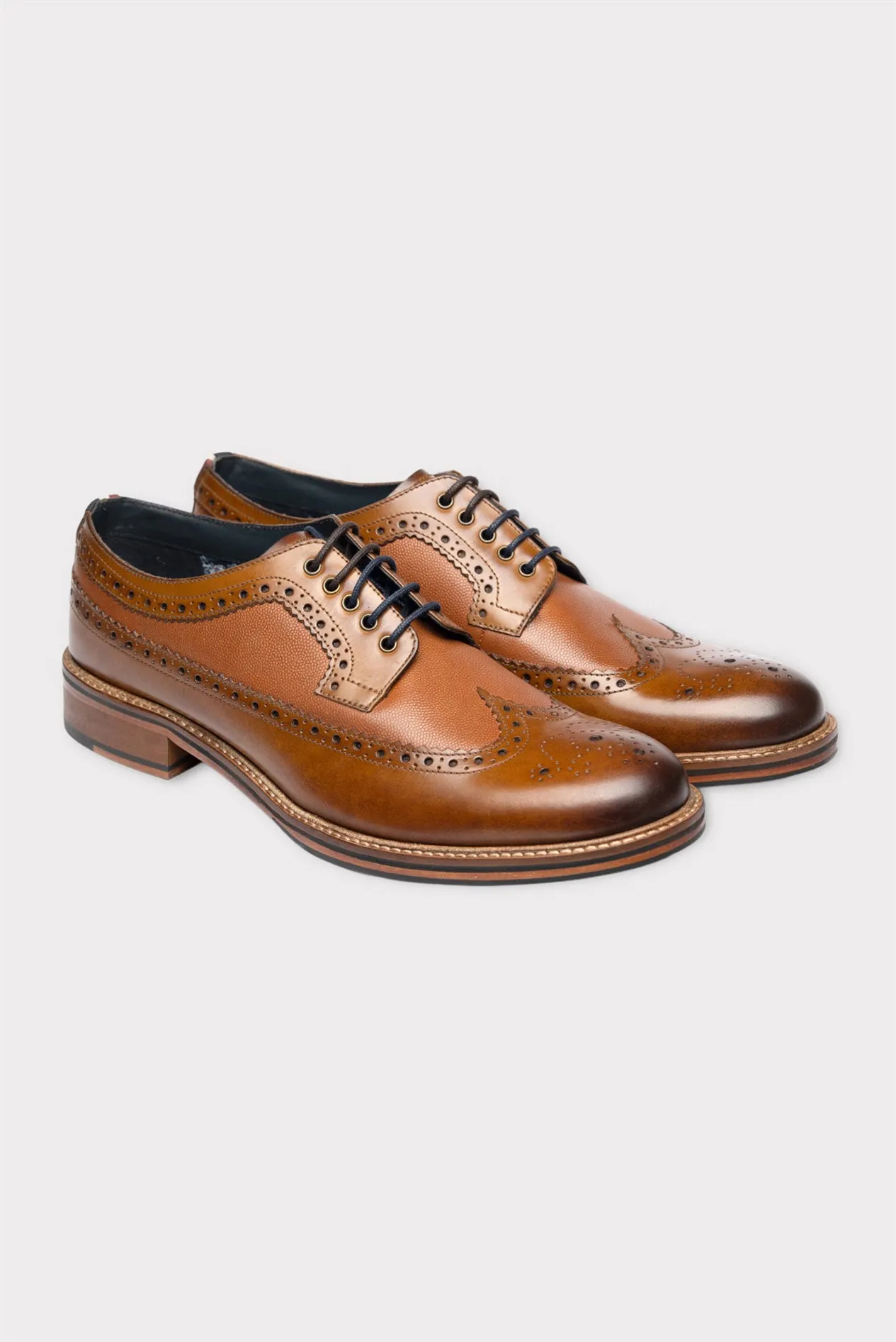 Tan Leather Archie Brogues