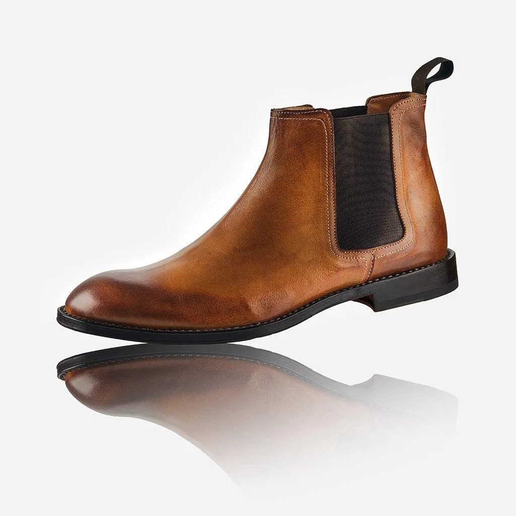 Tan Leather Chelsea Boot